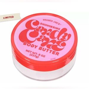 New Trader Joe's Candy Cane Body Butter Shimmer Limited Edition